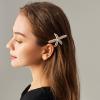 7 Pieces Pearl Hair Clips Set, Handmade Simulation Pearl Barrettes Clip Sweet Decorative Bobby Pins Hairpin Headwear Hair Accessories Headwear for Women and Girls view 3
