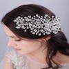 JWICOS Bride Wedding Hair Comb Silver Crystal Headpieces Bridal Hair Clip Side Comb Wedding Hair Accessories for Women and Girls (Silver) view 1