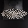 JWICOS Bride Wedding Hair Comb Silver Crystal Headpieces Bridal Hair Clip Side Comb Wedding Hair Accessories for Women and Girls (Silver) view 3