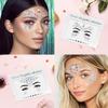iMethod Face Jewels and Body Glitter - Face Gems, Mermaid Face Jewels Stick On, Holographic Cosmetic Face Glitter, for Festival Holiday Costumes & Halloween Alien Makeup, 12 Pcs view 3