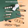 8Pcs Hair Clips for Women, Hair Barrettes Acrylic Resin Sweet Decorative Bobby Pins Hairpin Accessories Headwear for Women and Girls (C) view 3