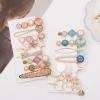 8Pcs Hair Clips for Women, Hair Barrettes Acrylic Resin Sweet Decorative Bobby Pins Hairpin Accessories Headwear for Women and Girls (C) view 4