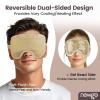 NEWGO Cooling Eye Mask for Puffy Eyes, Cold Eye Mask Eye Ice Pack for After Eyes Surgery, Tension Stress Relief, Itchy Eyes, Headaches, Dark Circles - Champane view 3