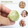 minkissy 2pcs Jade Massage Roller Gua Tool for Eye Care Massage Natural for Skin and Wrinkle Reduction Suitable for Neck Shoulders view 4