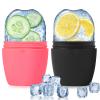 2Pack Ice Roller for Face, Evmliy Silicone Ice Face Roller to Tighten and Lift skin for Face & Eye Puffiness Relief, Reusable Facial Mold for Neck Natural Glow, Skin care for women beauty view 1