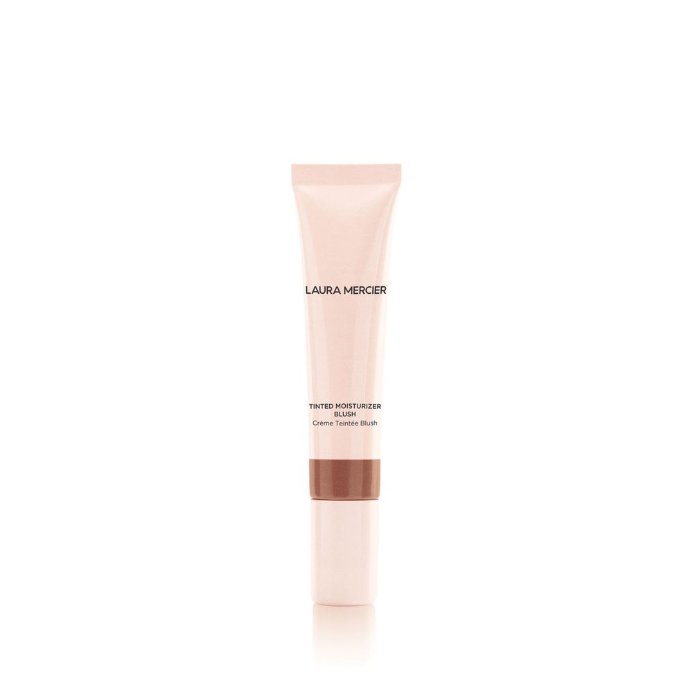 Laura Mercier Tinted Moisturizer Blush: Long Lasting Cream Blush, Lightweight, Buildable Coverage, 12 HR Hydrating Wear, Crme and Shimmer Finishes, Cheek Tint, Coastline