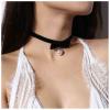 Allereyae Vintage Satin Choker Necklace Pearl Pendant Necklace Black Bow Necklace Punk Leather Collar Necklace Chain Jewelry for Women and Girls view 1