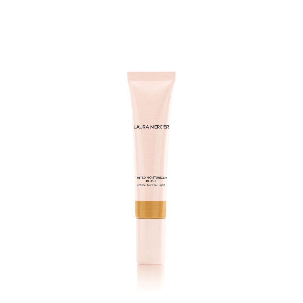 Laura Mercier Tinted Moisturizer Blush: Long Lasting Cream Blush, Lightweight, Buildable Coverage, 12 HR Hydrating Wear, Crme and Shimmer Finishes, Cheek Tint, Soleil