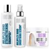 BOLD UNIQ Purple Hair Mask For Blonde, Platinum, Bleached, Silver, Gray, Ash & Brassy Hair, BoldPlex 6 Hair Serum & BoldPlex 4 Shampoo Bundle - Remove Yellow Tones & Condition Dry, Damaged Hair view 1