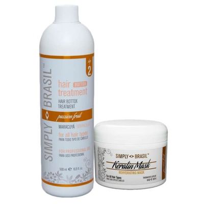 Simply Brasil Bottox Hair Treatment Kit, 16.9 fl oz
