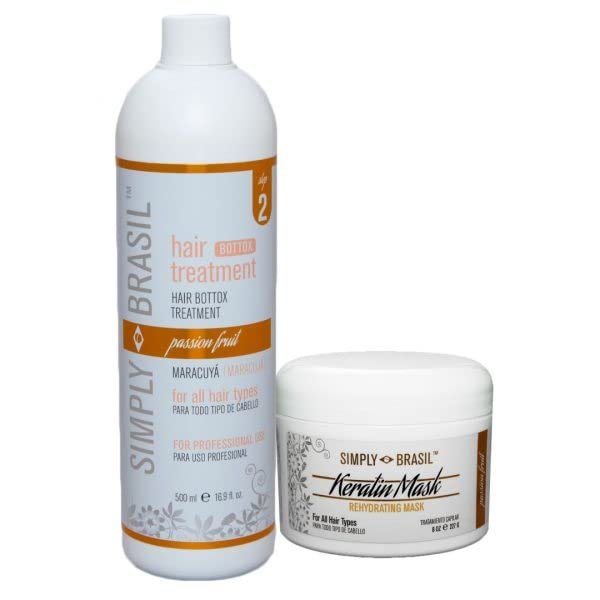 Simply Brasil Bottox Hair Treatment Kit, 16.9 fl oz