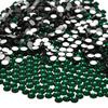NCB 1500pcs Flatback Round Glass Nail Art Rhinestones Crystal for DIY Making Accessories Shoes, Clothes, Face Art, Bags, Manicure (Emerald, SS20 1500pcs) view 2