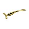 cn herb T-shaped massage stick eye cream smear stick zinc alloy double-headed eye cream introduction stick (gold) view 1