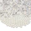 NCB 3000pcs Flatback Round Glass Nail Art Rhinestones Crystal for DIY Making Accessories Shoes, Clothes, Face Art, Bags, Manicure (White Opal, SS3 3000pcs) view 2