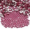 NCB 1500pcs Flatback Round Glass Nail Art Rhinestones Crystal for DIY Making Accessories Shoes, Clothes, Face Art, Bags, Manicure (Rose, SS20 1500pcs) view 2