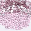 NCB 1500pcs Flatback Round Glass Nail Art Rhinestones Crystal for DIY Making Accessories Shoes, Clothes, Face Art, Bags, Manicure (Lt. Rose, SS20 1500pcs) view 2