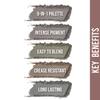 METREY Love Eyeshadow Palette - Smokey Show, 9-in-1 Palette, Matte & Shimmer, Intense Pigmentation, Easily Blendable, Long Lasting, Smooth Finish, 9 g view 3