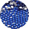 NCB 1500pcs Flatback Round Glass Nail Art Rhinestones Crystal for DIY Making Accessories Shoes, Clothes, Face Art, Bags, Manicure (Sapphire, SS20 1500pcs) view 1