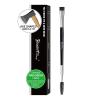 Bueart Design PRECISION Concealer brush for eyebrows Dual Ended Detail Flat Eyeliner definer Brow Brush with spoolies for eyebrow eyelash Spiral Brush Spoolie Mascara Brush view 1