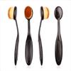 METREY Naked Makeup Brush Tool Set of 12 with storage box + Professional Oval Foundation Brush (Pack of 2) - Multicolor view 3