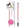 Bueart Design BLADE EDGE SHAPED Duo Eyebrow Eyelash Brush Professional Double-Ended Angled Eye Brow Eyeliner Brush and Spoolie Mascara Brush (Pink & Rose Gold) view 1
