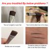 Bueart Design BLADE EDGE SHAPED Duo Eyebrow Eyelash Brush Professional Double-Ended Angled Eye Brow Eyeliner Brush and Spoolie Mascara Brush (Pink & Rose Gold) view 3