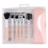 METREY Synthetic Bristle Makeup Brush Set- Pink, 7 Piece view 2