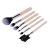 METREY Synthetic Bristle Makeup Brush Set- Pink, 7 Piece view 3