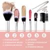METREY Synthetic Bristle Makeup Brush Set- Pink, 7 Piece view 4