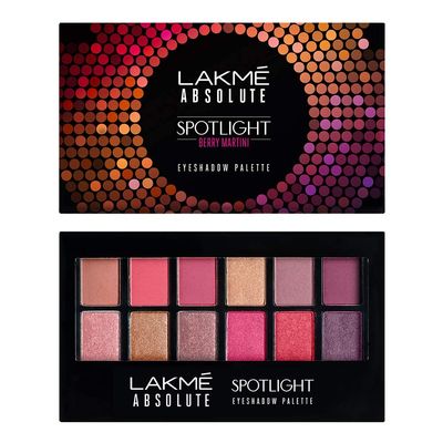 METREY Absolute Spotlight Eye Shadow Palette, Berry Martini, 12 g