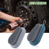 2PCS Heavy Duty Nail Brush for Cleaning Fingernails, Blue and Grey Fingernail Scrub Brush Durable Stiff Bristles Nail Hand Scrub Brush Toenail Brush Fingernail Brushes for Men Women Mechanics view 4