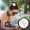 LALAFINA 10pcs Plumeria Hair Ties Hawaiian Hair Ties Plumeria Hair Ropes Elastic Hair Bands Rubber Band Hair Bands for Women and Girls view 4