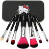 METREY Girl's 7 Pcs Black Makeup Brushes Set for Makeup - (Pack of 7) view 1