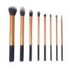 METREY Soft Synthetic Bristles Makeup Brushes - Bronze, Pack of 8, PS-8 view 2