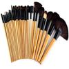 METREY Cosmetic Makeup Brush Set of 24 pcs Black [24 Pcs Makeup Brush Set] view 4