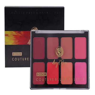 METREY Face blusher 8 color palette | cheek blusher | Blusher | professional blusher | face enhancer | blusher (Shade 04)