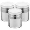 Beaupretty 3 Pieces Cream Jar Vacuum Bottles, Empty Makeup Cosmetic Jar Containers with Pump Jars Lotion Cream Bottles 30ml view 1