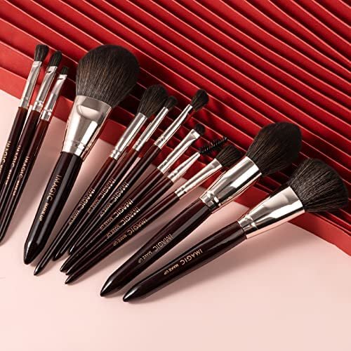 METREY 12PCS Professional Makeup Brush Set For Foundation Powder Blush Eyeshadow Face Makeup Brush