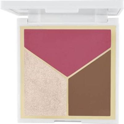 METREY I belong In Your Purse Cheek Blusher Higlighter Bronzer Palette (Magic Paradise-01)