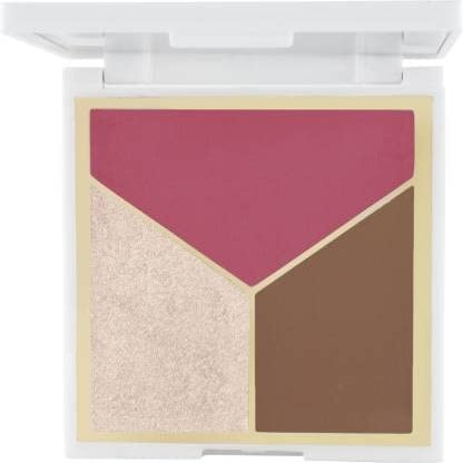 METREY I belong In Your Purse Cheek Blusher Higlighter Bronzer Palette (Magic Paradise-01)