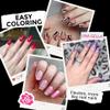 UNA GELLA Short Coffin Nail Tips: 216pcs Short Coffin Press on Nails Pre-shape Gel Nail Tips for Full Cover Acrylic Nails False Nails For Nail Extension Home DIY Salon 12 Sizes Gelly Tips view 3
