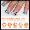 UNA GELLA Duck Fake Nail Tips 504 PCS Clear Soft Gel Short Half Cover Nail Tips Curved for Nail Extensions Professional Salon & Home DIY Nail Art 11 Sizes view 3