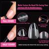 UNA GELLA Short Almond Fake Nails 312pcs Press on Nails Pre-shape Gel Nail Tips for Full Cover Acrylic Short Almond Nails False Nails For Nail Extension12 Sizes Gelly Tips view 3
