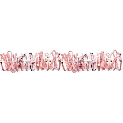 LALAFINA 24pcs Stretch Hair Ties Adorable Elastic Ponytail Holders with Storage Box for Women Girls for Daily Wear and All Hair Types Colors