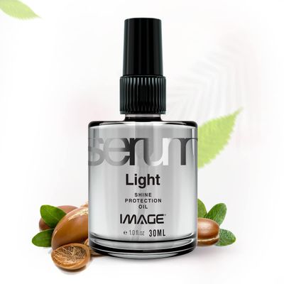 Image  Hair Serum - Treated Hair  Enhances Shine, Reduces Frizz, and Protects  Lightweight and Non-Greasy Formula  1.0 Fl Oz (1 Fl oz (1-Pack), Light Serum)
