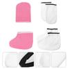 4 Pairs Hand and Foot Mask Paraffin Gloves Moisturizing Socks Paraffin Bath Paraffin Wax Hand Care Gel Gloves Hand Moisturizer Gloves Care Moisturizing Gloves Hand Gloves Dry Hands view 2