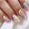 3D Acrylic Flower Nail Art Charms Handmade by Acrylic Powder - 15 colors, 24pcs Flowers Nail Rhinestones Kit 3D Crystal Nail Pearls Flat Design Acrylic Nail Art for Women Girls (Pastel) view 2
