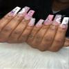 3D Acrylic Flower Nail Art Charms Handmade by Acrylic Powder - 15 colors, 24pcs Flowers Nail Rhinestones Kit 3D Crystal Nail Pearls Flat Design Acrylic Nail Art for Women Girls (White) view 4