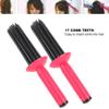 Fluffy Curling Wand and Anti-Slip Hair Comb for Women - 2pcs Pin Curl Tool and Root Comb for Voluminous Hairstyling (17 Comb Teeth) view 4