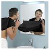 Beard Bib Beard Apron,Waterproof Beard Apron Cape Grooming Set for Trimming, Non-Stick Beard Cape Grooming Cloth, with 2 Suction Cups, Best Gifts for Men (Black) view 1